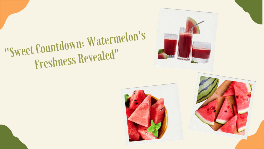 cover image representing lifespan of watermelon