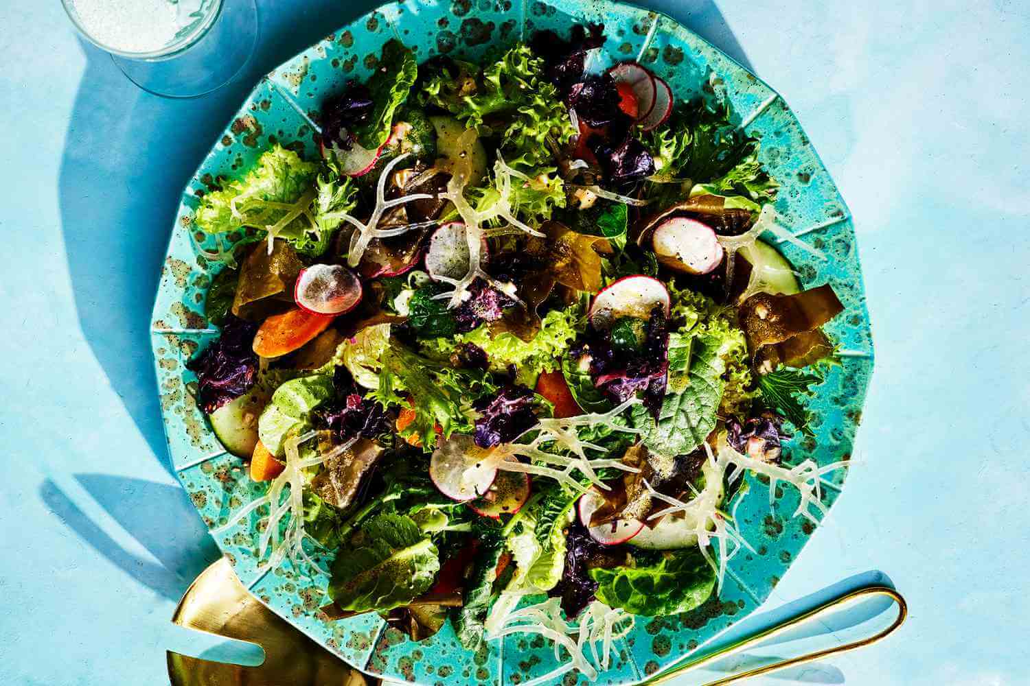 Image representing a seaweed salad platter