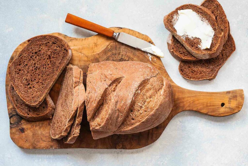 Homemade rye bread