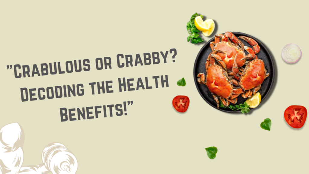 cover image representing the health benefits of crab
