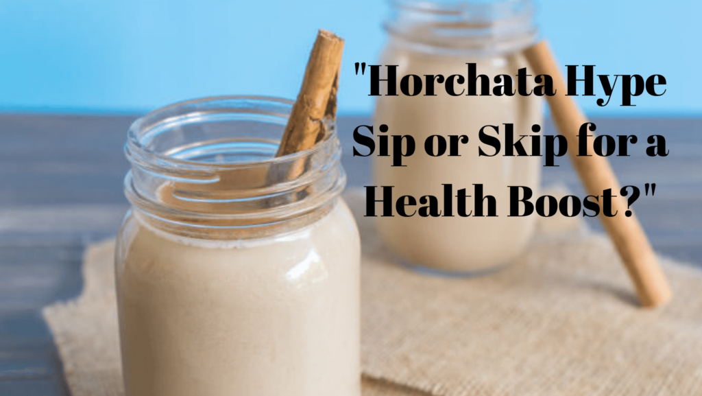 cover image representing the health benefits of Horchata