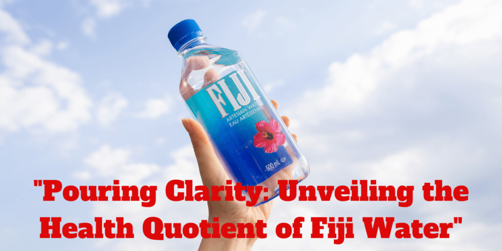 cover image representing the health facts of fiji water