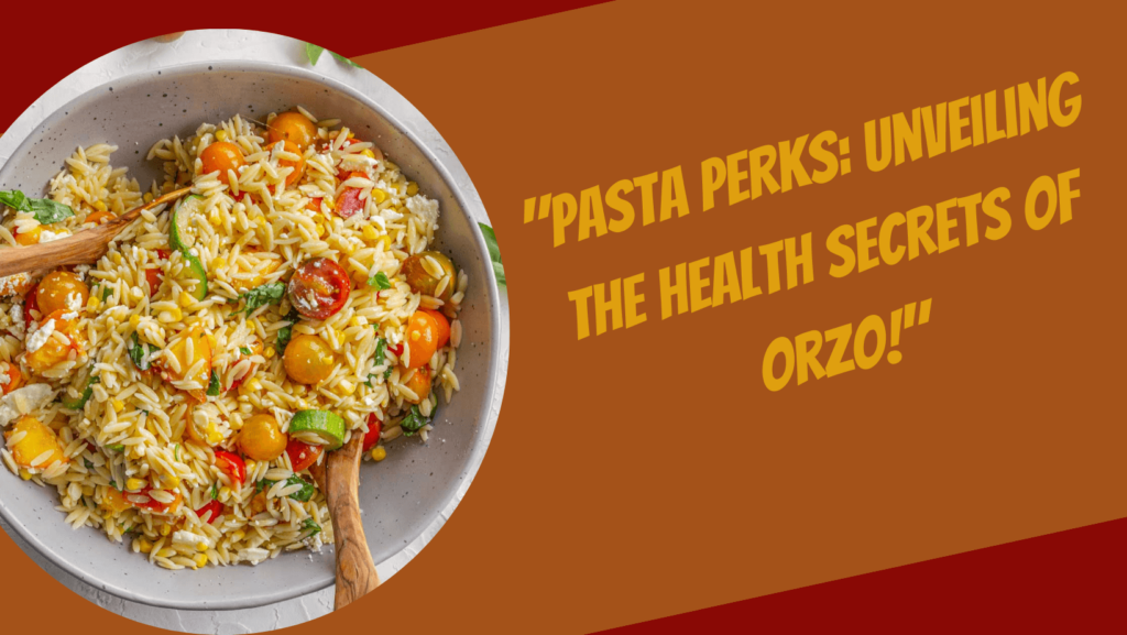 cover image representing the health facts of orzo