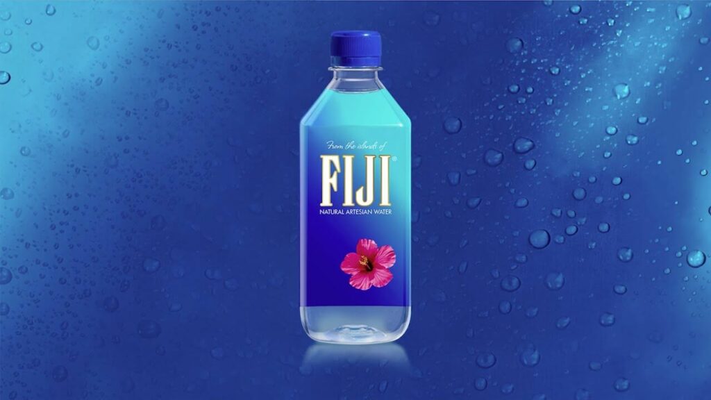 image representing a fiji water bottle